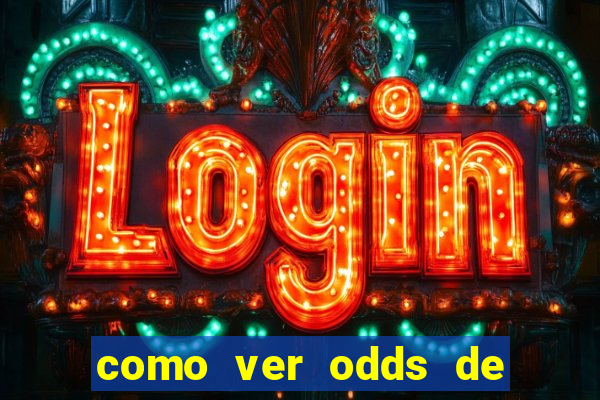 como ver odds de jogos passados